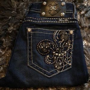 Miss Me denim jeans. Straight leg. Size 28.